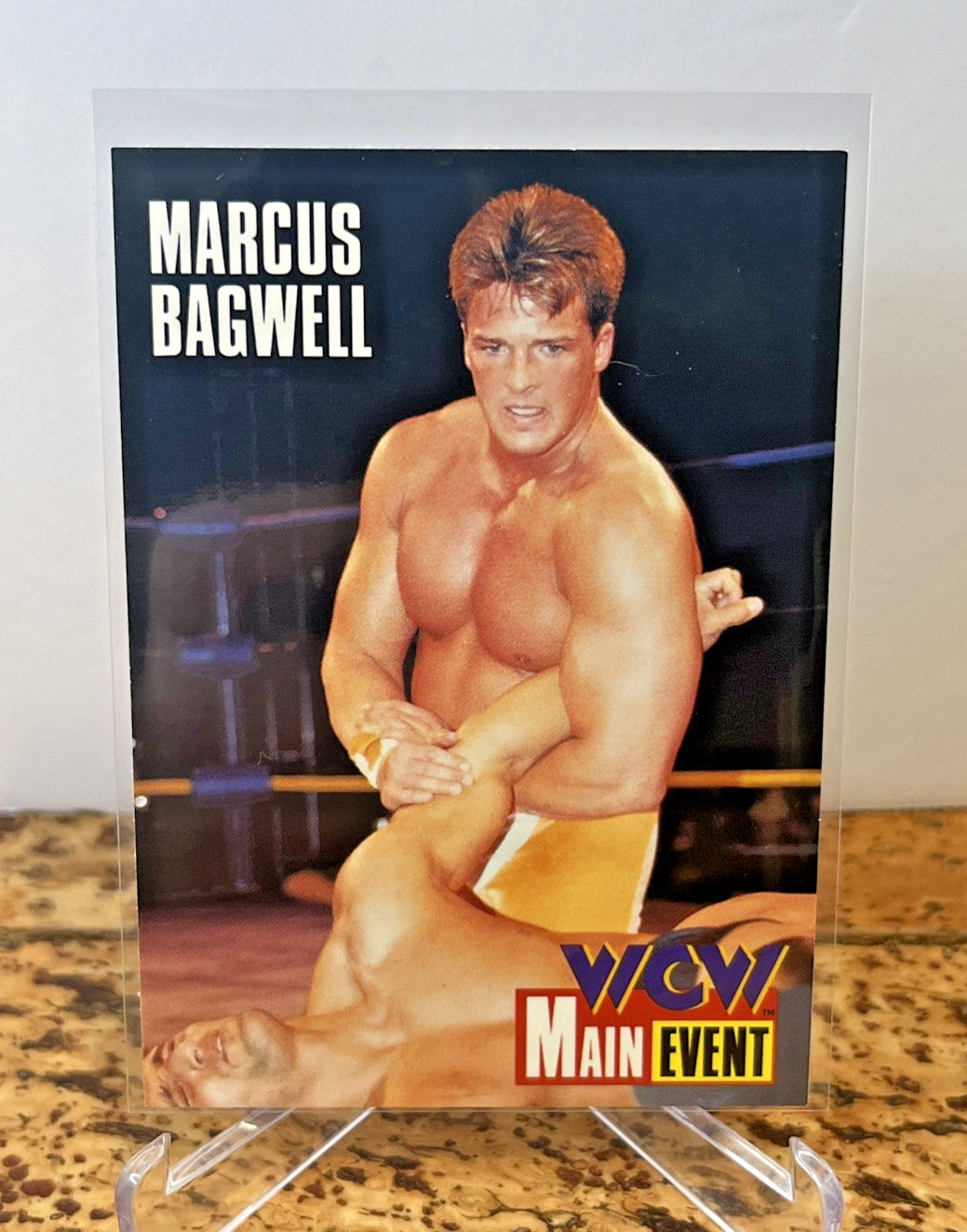 Marcus ''Buff" Bagwell -1995 Cardz WCW Main Event Wrestling card (#7, Rookie)