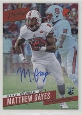2017 Prestige Rookie Xtra Points Gold Signatures 49/50 Matthew Dayes Auto fm0