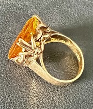 Antique 18ct Yellow Gold Sapphire Ring