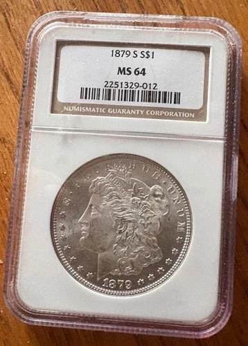 New Listing1879-S Morgan Silver Dollar $1 - NGC MS64