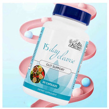 15 Day Cleanse - Gut and Colon Support -Advanced Gut Cleanse Detox for Women Men