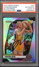 2024 Panini Prizm WNBA #127 Cameron Brink Silver Prizm Rookie PSA/DNA AUTO 10 RC