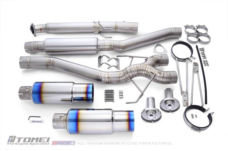 Tomei EXPREME Ti TYPE-D Titanium Catback Exhaust Civic Type R 23+