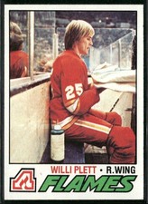 1977-78 Topps - Willi Plett Rookie #17 ~ NM-MT ~