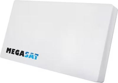 Megasat Flachantenne D4 Profi-Line, SAT, inkl. Quad LNB, weiß (200212)