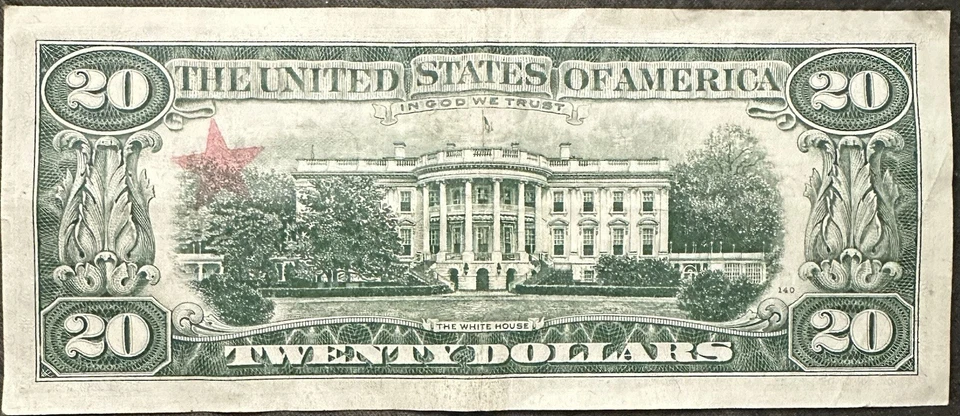 Series 1969 C Twenty Dollar Bill New York Federal Reserve Bank - Image 2 of 2