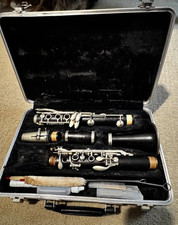 Vtg Normandy 4 France Clarinet W Case Two Mouthpieces A2797 Bb Noblet D. Bonade