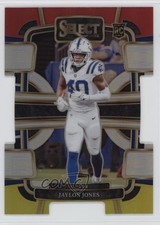 2023 Panini Select Concourse Red & Yellow Prizm Die-Cut Jaylon Jones #42 0c4