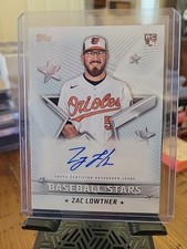 2022 Topps Series 1 - Baseball Stars Autographs Zac Lowther #BSA-ZL (AU, RC)
