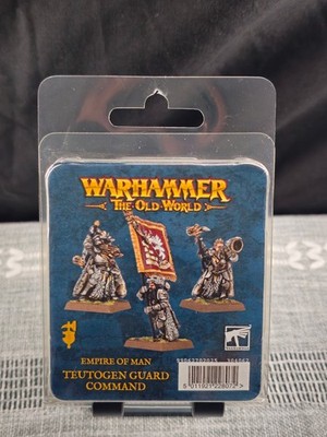 Figurines Teutogen Command Warhammer Empire Oldhammer Métal Neuf Boîte