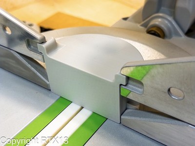 Zero Clearance Block/Null-Spaltblock/Rückplatte grau Festool Kapex KS 120 REB