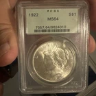 1922 PCGS MS64 Silver Peace Dollar - High Grade
