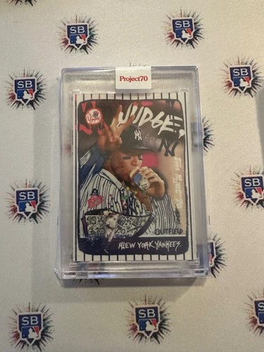 2021 TOPPS PROJECT 70 #58 1965 AARON JUDGE - NEW YORK YANKEES - GREGORY SIFF