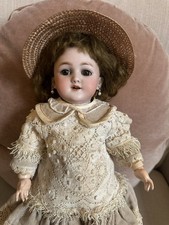 Antique Simon And Halbig 1249 Bisque Head Doll 16