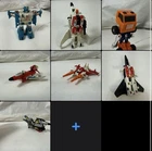 Vintage G1 Transformers Aerialbot Lot Superion Air Raid Fireflight Skydive
