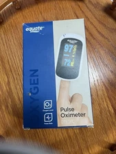 Equate Fingertip Pulse Oximeter Led Digital Display Oxygen Level & Pulse New