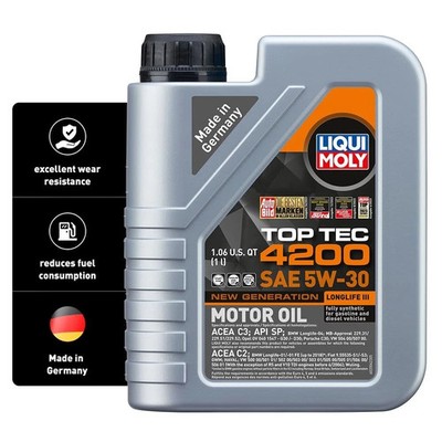 LIQUI MOLY Top Tec 4200 SAE 5W-30 New Generation | 1 L | Fully synthetic eng...*