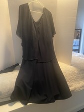 HOMRAIN Women’s Navy Blue Solid V-Neck Short Sleeve Maxi Dress Long Plus 3XL