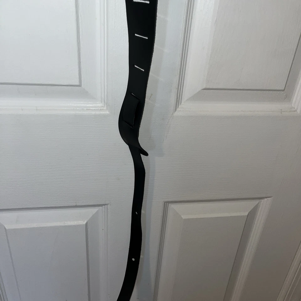Correa de Guitarra Dobro LS Negra Ls-207 De Colección Hecha en EE. UU. Cuero Genuino Lujo Rara Nueva con Etiquetas Foto 2 de 4