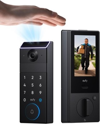 eufy FamiLock S3 Max Smart Lock Keyless Entry Door Lock Palm Vein Recognition