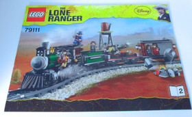 Lego The Lone Ranger Manuals 79108,79106,79111,79109,79107, and 79110