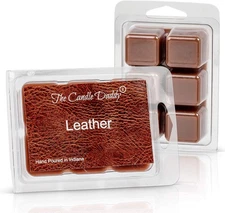 The Candle Daddy Leather Scented Melt- Maximum Scent Wax Cubes/Melts- 1 Pack 