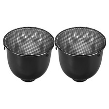 2 Pcs Reptile Box Heating Lamp Protector Cage Stand for Reptiles Dome Cover