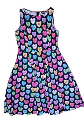 Lady V Vintage Hepburn Dress Size 16 Love Hearts BNWOT GORGEOUS