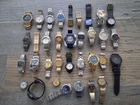 Lot Over 30 Mens Wrist Watches Seiko Elgin Timex Casio Some Vintage Wristwatch