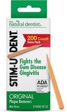 The Natural Dentist Stim-U-Dent Mint Dental Picks, 1 Count Pack of 200 