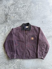 Vintage Carhartt Detroit Jacket J43 BRG Burgundy Made in USA