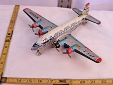 PAN AMERICAN WORLD AIRWAYS 4 ENGINE AIRPLANE TIN TOY JAPAN