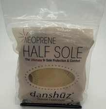 Danshuz Neoprene Half Sole Dance Shoes Unisex Tan XL Style 6420 Dance Essentials