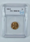 1940-D Lincoln Wheat Cent MS66 RD ICG *5935