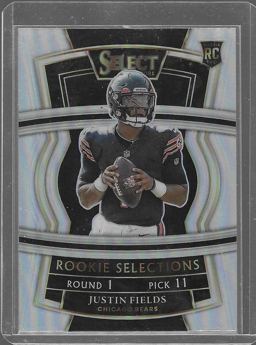 2021 Panini Select #RS-4 Justin Fields Rookie Selections Silver