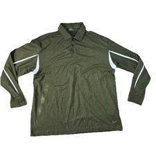 Nike Golf Performance Polo Shirt Long Sleeve Fit Dry Swoosh Mens Size Large