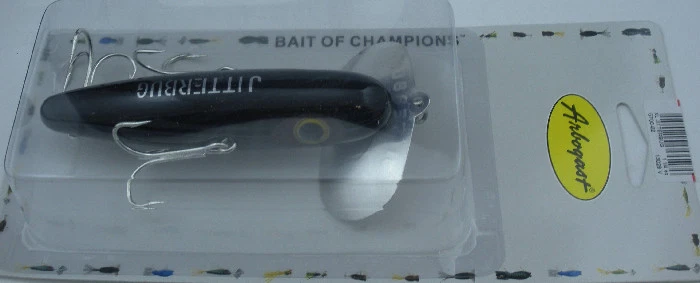 Arbogast G700-02 Musky Jitterbug 4 1/2" 1-1/4 OZ negro Foto 2 de 3