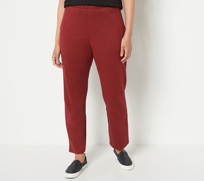 Form & Line by Universal Standard Petite Ponte Pull-On Red XL New