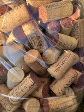 Lot of 250 Wine Corks Various Brands for DIY Craft Projects