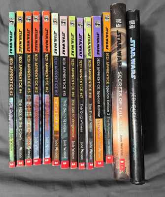 Star Wars Jedi Apprentice Book LOT 2,4,5,12, 14-18, Special Editions, Jedi Quest