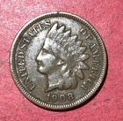 1908 US Indian Head Cent! VF! Old US Coin!