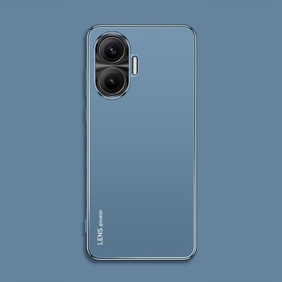Navy Blue Satin Acryl Case für Redmi Turbo 4 Pro AG