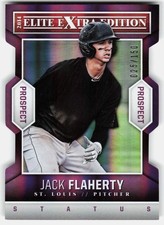 2014 Elite Extra Edition Purple Jack Flaherty #96 Cardinals /150