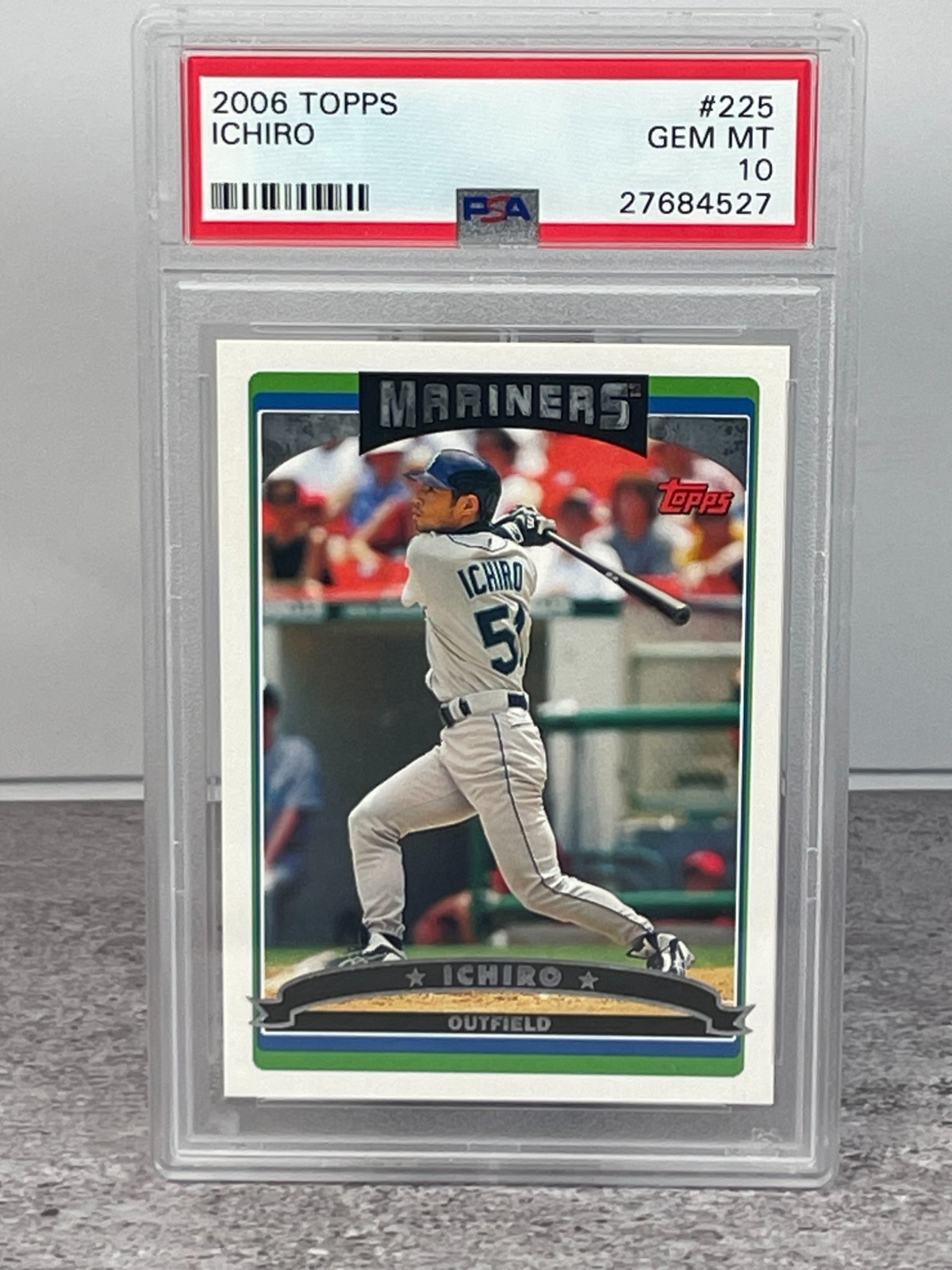 2006 Topps - Ichiro Suzuki #225 - HOF PSA 10