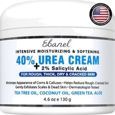 Ultimate Urea Foot Cream - Exfoliating Soothing for Dry Cracked Feet, 4.6 oz