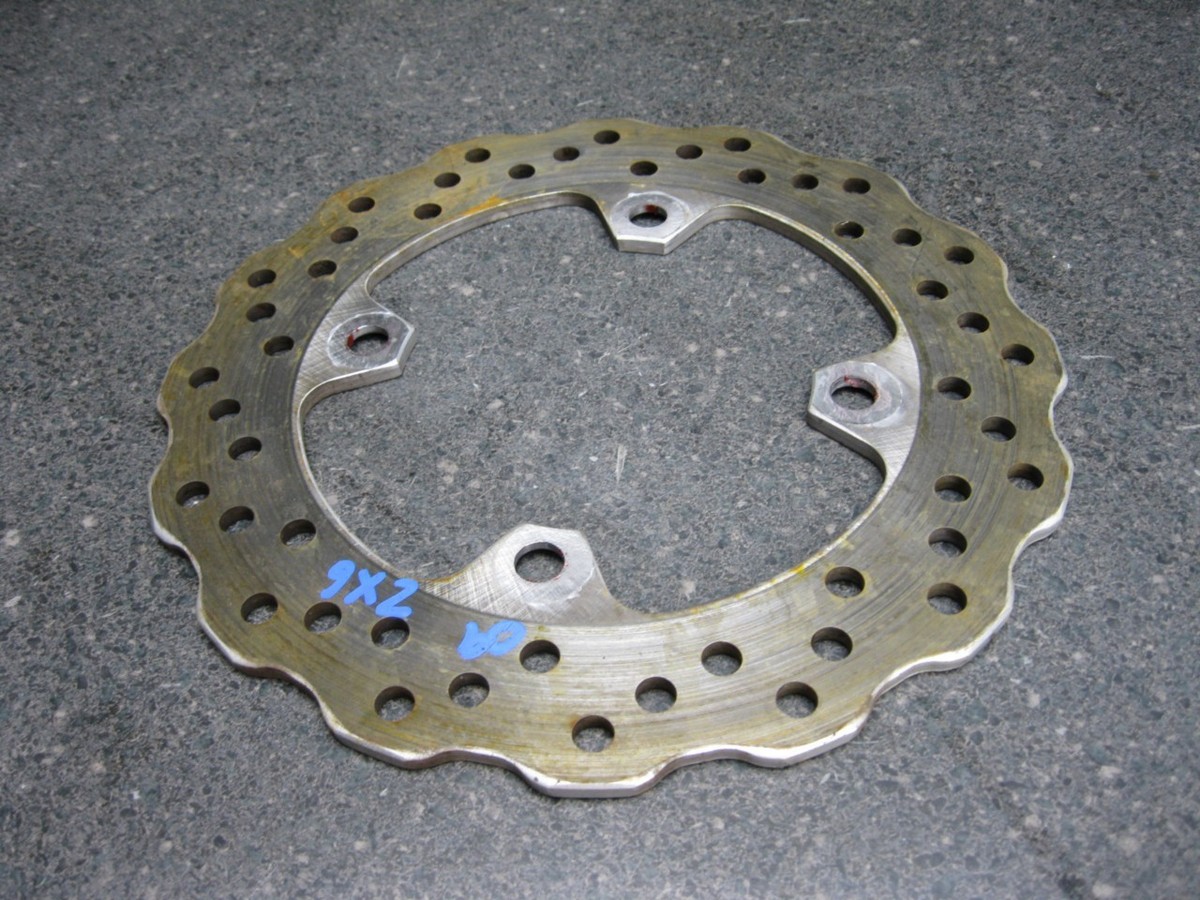 user 09 Kawasaki Ninja ZX6R ZX-6R ZX6 ZX-6 Rear Brake Rotor Disc 37I | eBay