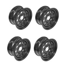 Land Rover Discovery 2 Black Modular 16 X 8 Steel Road Wheel Set X4 Grw012 New Land Rover Discovery 2 Black Modular 16 X 8 Steel Road Wheel Set X4 Grw012 New