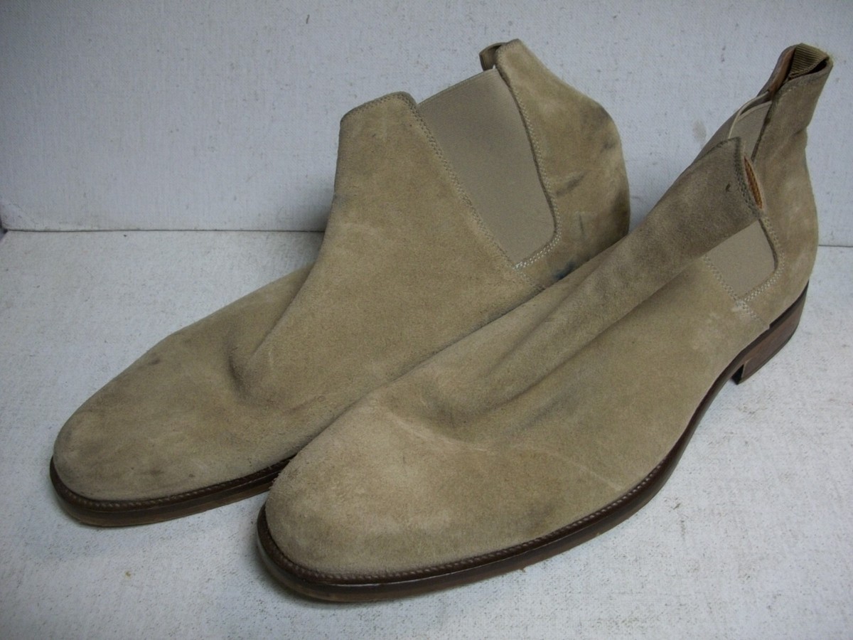 ALDO Leather Slip-On Ankle Boots Size 13 Men’s Cognac Men main image 3