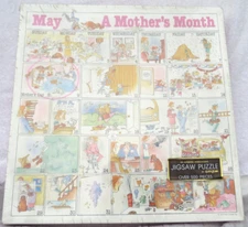 NOS-Sealed-1983 Springbok Hallmark Puzzle-May, A Mother's Month-Over 500 pieces