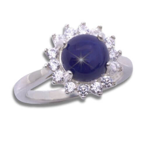Round Cabochon Cluster Pre-notched Ring Mounting - Picture 3 of 8